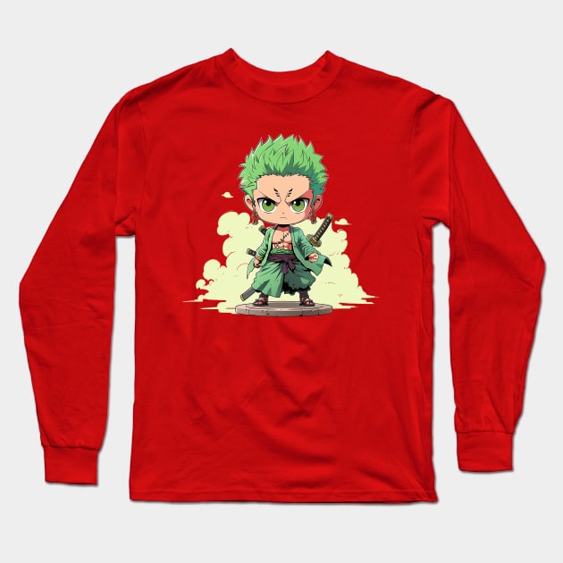 zoro Long Sleeve T-Shirt by skatermoment